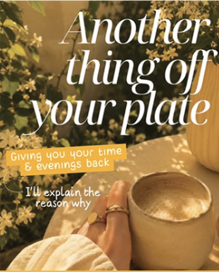 Another thing off your plate — giving you your time back