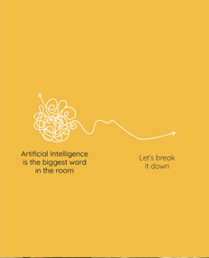 Artificial intelligence is the biggest word in the room